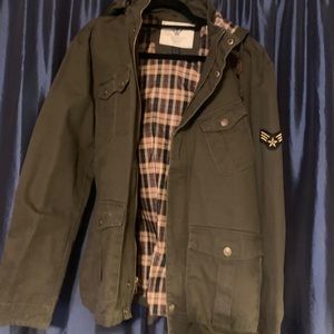 Wenven Green Utility Jacket